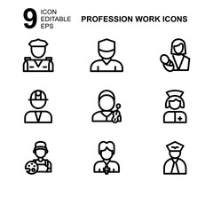 work profession icon or logo isolated sign symbol vector illustration - Collection of high quality black style vector icons 
