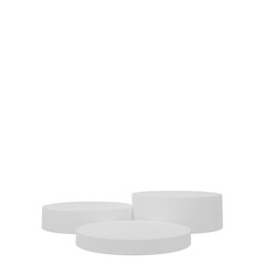 minimal 3d geometric shapes product stand  , blank podium on png background