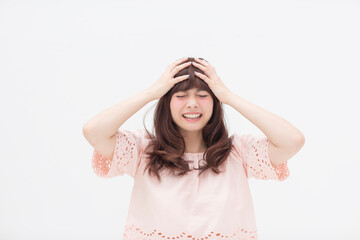 Fototapeta premium ポーズをとる女性