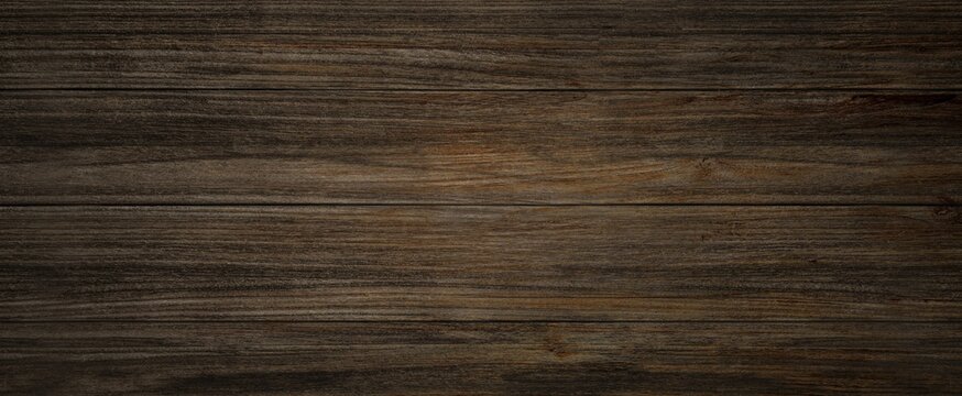 Dark wood background, old black wood texture for background