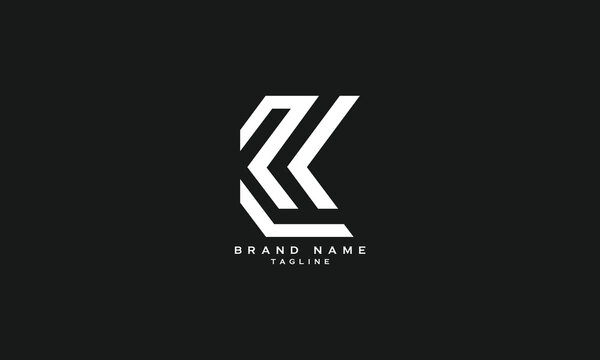 NLC, PLC, LNC, LPC, Abstract initial monogram letter alphabet logo design