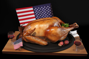 thanksgiving day turkey, Generative AI