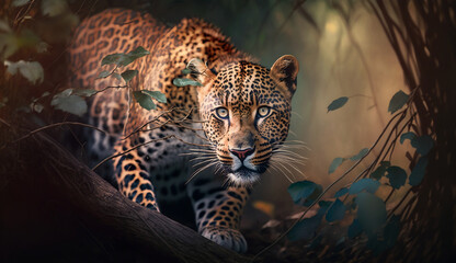 hunting leopard, Generative AI