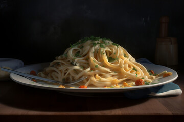 spaghetti with sauce