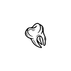 tooth illustration vector with concept