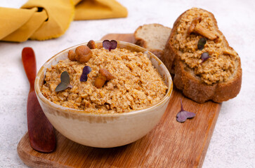 Chanterelle mushrooms pate