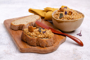 Chanterelle mushrooms pate
