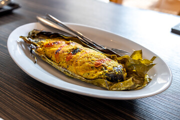 Popular Traditional Indonesian vegetables dish Tahu Telur