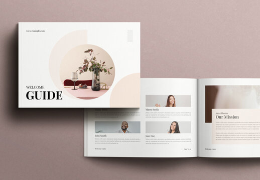 Welcome Guide Template Landscape