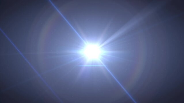 blue sparkle stars silver background christmas holiday light video