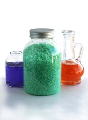 various cosmetic soap[s and liquids for washing ofr bath