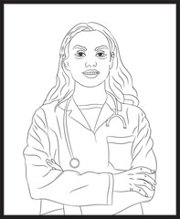 line art Wall frame interior svg design