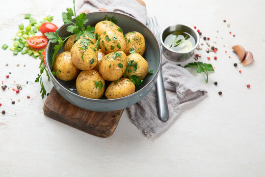 Boiled New Potatoes.