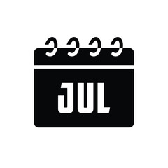 calendar, icon, vector, design, template, illustrasi, logo, flat, style, trendy, collection