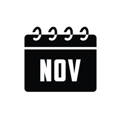 calendar, icon, vector, design, template, illustrasi, logo, flat, style, trendy, collection