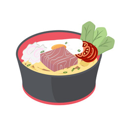 Ramyun Ramyeon Noodle Soup Traditional Ramen Asian Food