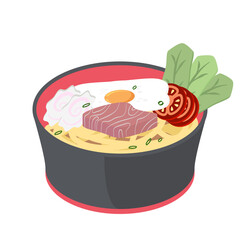 Ramyun Ramyeon Noodle Soup Traditional Ramen Asian Food