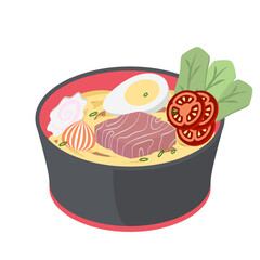 Ramyun Ramyeon Noodle Soup Traditional Ramen Asian Food