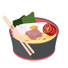 Noodle Ramen Ramyun Ramyeon Soup Traditional Asian Food