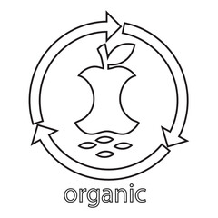 The illustration of recycle waste vector. Suitable for recycling icon, sign or symbol.