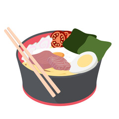 Noodle Ramen Ramyun Ramyeon Soup Traditional Asian Food