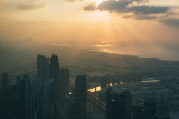 Sunset on Dubai, UAE