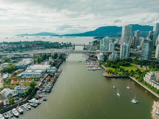 Vancouver's bridges from above