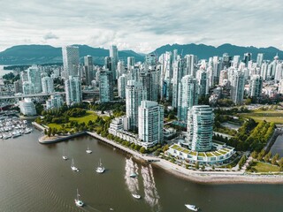 Fototapeta premium Vancouver from above