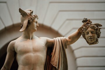 Fototapeta premium Triumphant Perseus statue