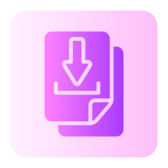 download gradient icon