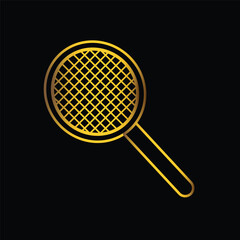 gold, colander,strainer, icon, vector, design, template, illustrasi, logo, flat, style, trendy, collection