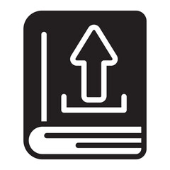 ebook glyph icon