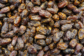 dried date in the market, turkish name hurma          