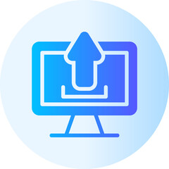 upload gradient icon