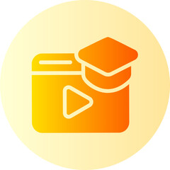 video gradient icon