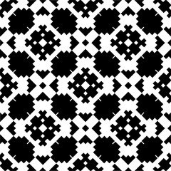 Vector monochrome pattern, Abstract texture for fabric print, card, table cloth, furniture, banner, cover, invitation, decoration, wrapping.seamless repeating pattern.Black and 
white color.