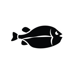 fish, icon, vector, design, template, illustrasi, logo, flat, style, trendy, collection