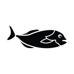 fish, icon, vector, design, template, illustrasi, logo, flat, style, trendy, collection