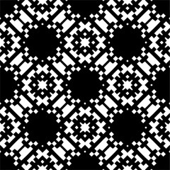 Vector monochrome pattern, Abstract texture for fabric print, card, table cloth, furniture, banner, cover, invitation, decoration, wrapping.seamless repeating pattern.Black and 
white color.