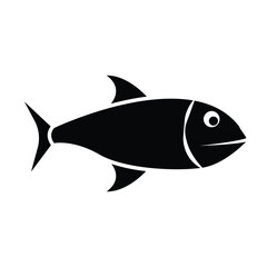 fish, icon, vector, design, template, illustrasi, logo, flat, style, trendy, collection