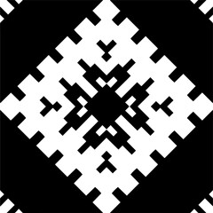 Vector monochrome pattern, Abstract texture for fabric print, card, table cloth, furniture, banner, cover, invitation, decoration, wrapping.seamless repeating pattern.Black and 
white color.