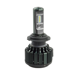 LED car lamp isolated on white background. Led car lights on a white background with clipping path. Light bulb for car lamp