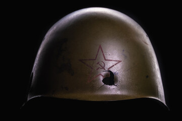 Soviet steel helmet from the First World War SSH 39