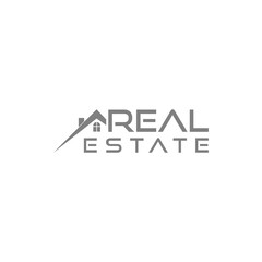 Real estate logo. Real estate concept. Small house isolated on transparent background