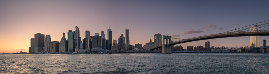 Panorama of Manhattan Skyline