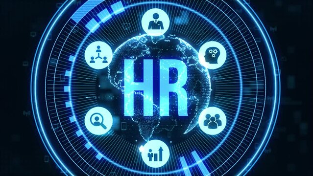 Business, Technology, Internet and network concept. Human Resources HR management concept.