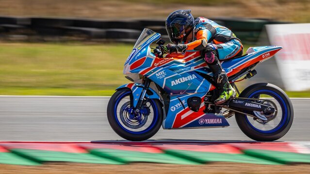 Australian Superbike racer at Queensland Raceway