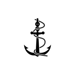 Anchor icon isolated on transparent background