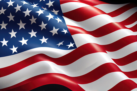 USA patriotic background. Generative Ai