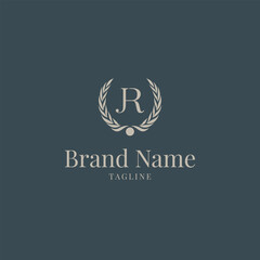 Obraz premium Wheat JR logo elegance
